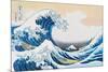 The Great Wave Off Kanagawa-Katsushika Hokusai-Mounted Premium Giclee Print