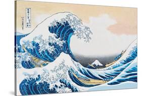 The Great Wave Off Kanagawa-Katsushika Hokusai-Stretched Canvas