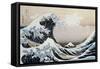 'The Great Wave off the Coast of Kanagawa', c1829-c1831-Hokusai-Framed Stretched Canvas