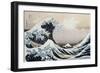 'The Great Wave off the Coast of Kanagawa', c1829-c1831-Hokusai-Framed Giclee Print