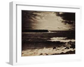 The Great Wave, Sete, 1856-9-Gustave Le Gray-Framed Giclee Print