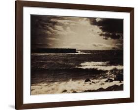 The Great Wave, Sete, 1856-9-Gustave Le Gray-Framed Giclee Print