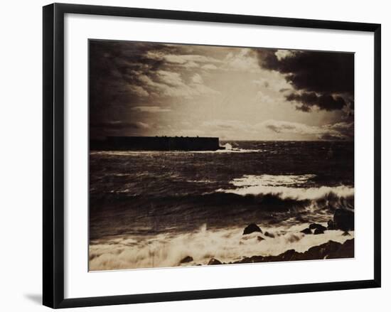 The Great Wave, Sete, 1856-9-Gustave Le Gray-Framed Giclee Print