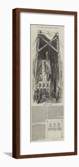 The Great Wellington Statue-null-Framed Giclee Print