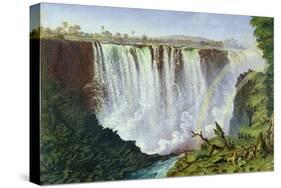 The Great Western Fall, Victoria Falls, 1862-Thomas Baines-Stretched Canvas