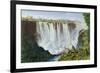 The Great Western Fall, Victoria Falls, 1862-Thomas Baines-Framed Giclee Print