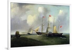 The 'Great Western' Off Portishead, 1838-Joseph Walter-Framed Giclee Print