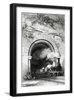The Great Western Railway, 1846-John Cooke Bourne-Framed Giclee Print