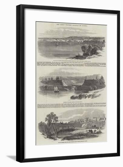 The Great Western Railway of Canada-null-Framed Giclee Print