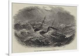 The Great Western Steam-Ship in the Late Gale-null-Framed Giclee Print