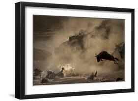 The Great Wildebeest Migration-Adrian Wray-Framed Premium Photographic Print