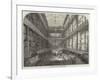 The Great Wool-Floor at the London Docks-null-Framed Giclee Print