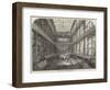 The Great Wool-Floor at the London Docks-null-Framed Giclee Print