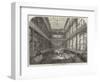 The Great Wool-Floor at the London Docks-null-Framed Giclee Print