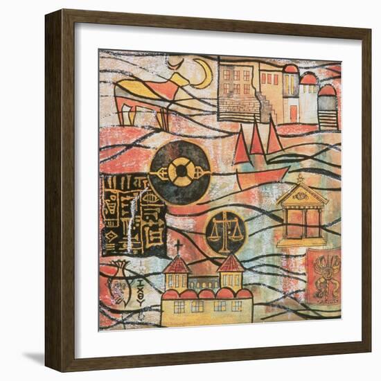 The Great Years II-Sabira Manek-Framed Giclee Print