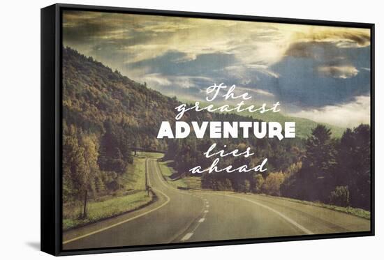 The Greatest Adventure-Vintage Skies-Framed Stretched Canvas