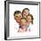 The Greatest Joys Are Shared (or Family of Four)-Norman Rockwell-Framed Giclee Print