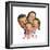 The Greatest Joys Are Shared (or Family of Four)-Norman Rockwell-Framed Giclee Print