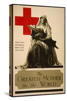 The Greatest Mother in the World, Red Cross Christmas Roll Call Dec. 16-23rd-Alonze Earl Foringer-Stretched Canvas