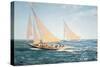 The Greatest Race-Montague Dawson-Stretched Canvas