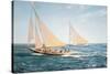 The Greatest Race-Montague Dawson-Stretched Canvas