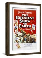 The Greatest Show on Earth, 1952-null-Framed Art Print