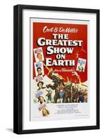 The Greatest Show on Earth, 1952-null-Framed Art Print