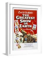 The Greatest Show on Earth, 1952-null-Framed Art Print