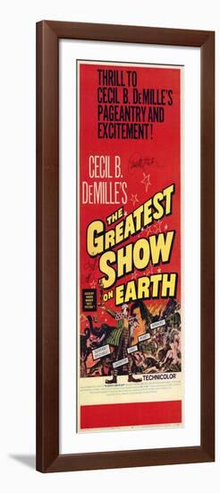 The Greatest Show on Earth, 1967-null-Framed Premium Giclee Print