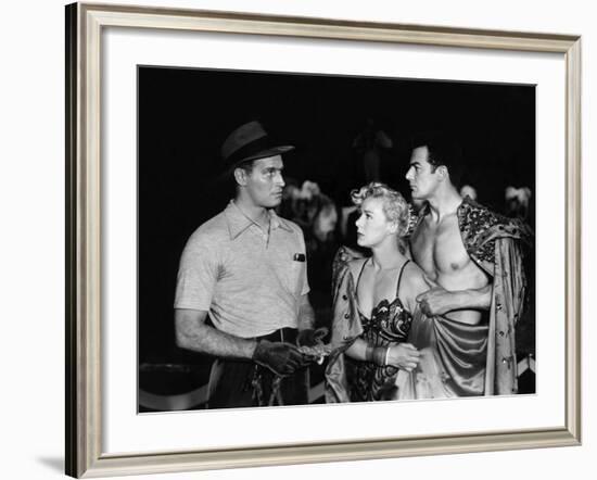 The Greatest Show On Earth, Charlton Heston, Betty Hutton, Cornel Wilde, 1952-null-Framed Photo