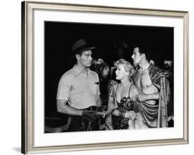 The Greatest Show On Earth, Charlton Heston, Betty Hutton, Cornel Wilde, 1952-null-Framed Photo