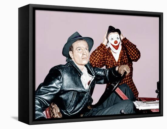 THE GREATEST SHOW ON EARTH, from left: Charlton Heston, James Stewart, 1952-null-Framed Stretched Canvas
