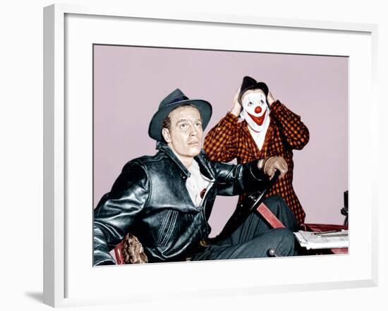 THE GREATEST SHOW ON EARTH, from left: Charlton Heston, James Stewart, 1952-null-Framed Photo