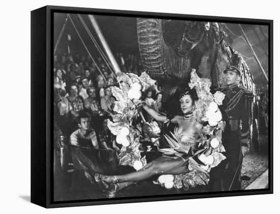 The Greatest Show On Earth, Gloria Grahame, Lyle Bettger, 1952-null-Framed Stretched Canvas