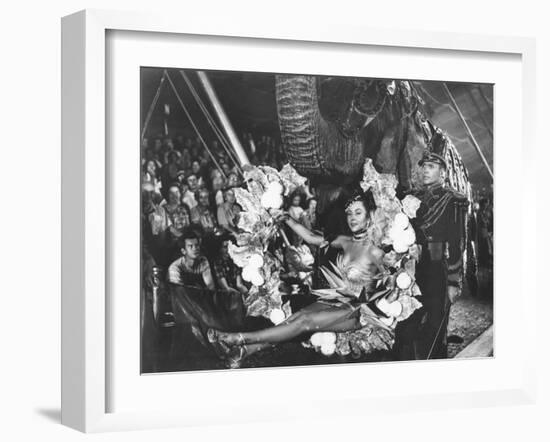 The Greatest Show On Earth, Gloria Grahame, Lyle Bettger, 1952-null-Framed Photo