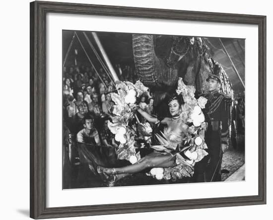 The Greatest Show On Earth, Gloria Grahame, Lyle Bettger, 1952-null-Framed Photo