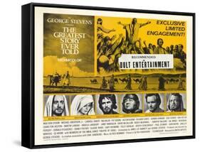 The Greatest Story Ever Told, 1965-null-Framed Stretched Canvas