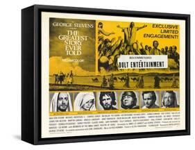 The Greatest Story Ever Told, 1965-null-Framed Stretched Canvas