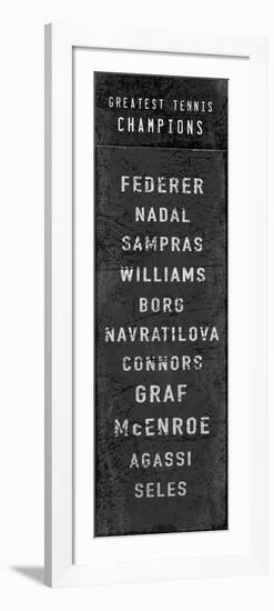 The Greatest Tennis Champions-The Vintage Collection-Framed Giclee Print