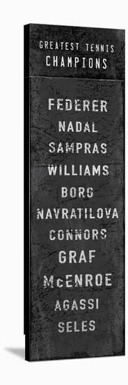 The Greatest Tennis Champions-The Vintage Collection-Stretched Canvas