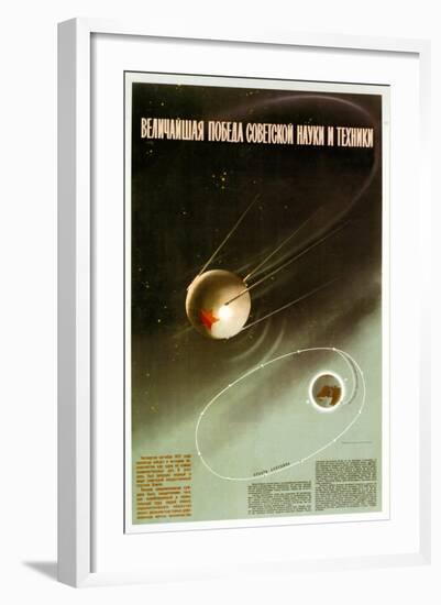 The Greatest Victory of Soviet Science and Technology-null-Framed Art Print