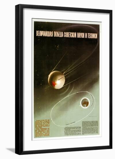 The Greatest Victory of Soviet Science and Technology-null-Framed Art Print