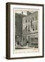 The Grecian Coffee House, Devereux Court, Strand, Featuring a Bust of Ben Johnson-null-Framed Giclee Print