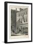 The Grecian Coffee House, Devereux Court, Strand, Featuring a Bust of Ben Johnson-null-Framed Giclee Print