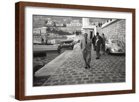 The Greek Bilionnaire Shipowner Aristotle Onassis-Carlo Bavagnoli-Framed Giclee Print