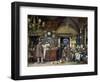 The Greek Cafe in Rome, 1856-Ludwig Passini-Framed Giclee Print