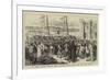 The Greek Frontier Question, Greek Volunteers Leaving Galatz for their Own Country-null-Framed Giclee Print