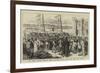 The Greek Frontier Question, Greek Volunteers Leaving Galatz for their Own Country-null-Framed Giclee Print