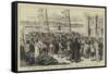 The Greek Frontier Question, Greek Volunteers Leaving Galatz for their Own Country-null-Framed Stretched Canvas