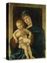 The Greek Madonna and Child-Giovanni Bellini-Stretched Canvas